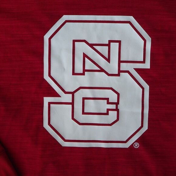 Adidas NCSU NC State Wolfpack Long Sleeve Basketball Shooting Shirt Unisex S - Picture 8 of 9